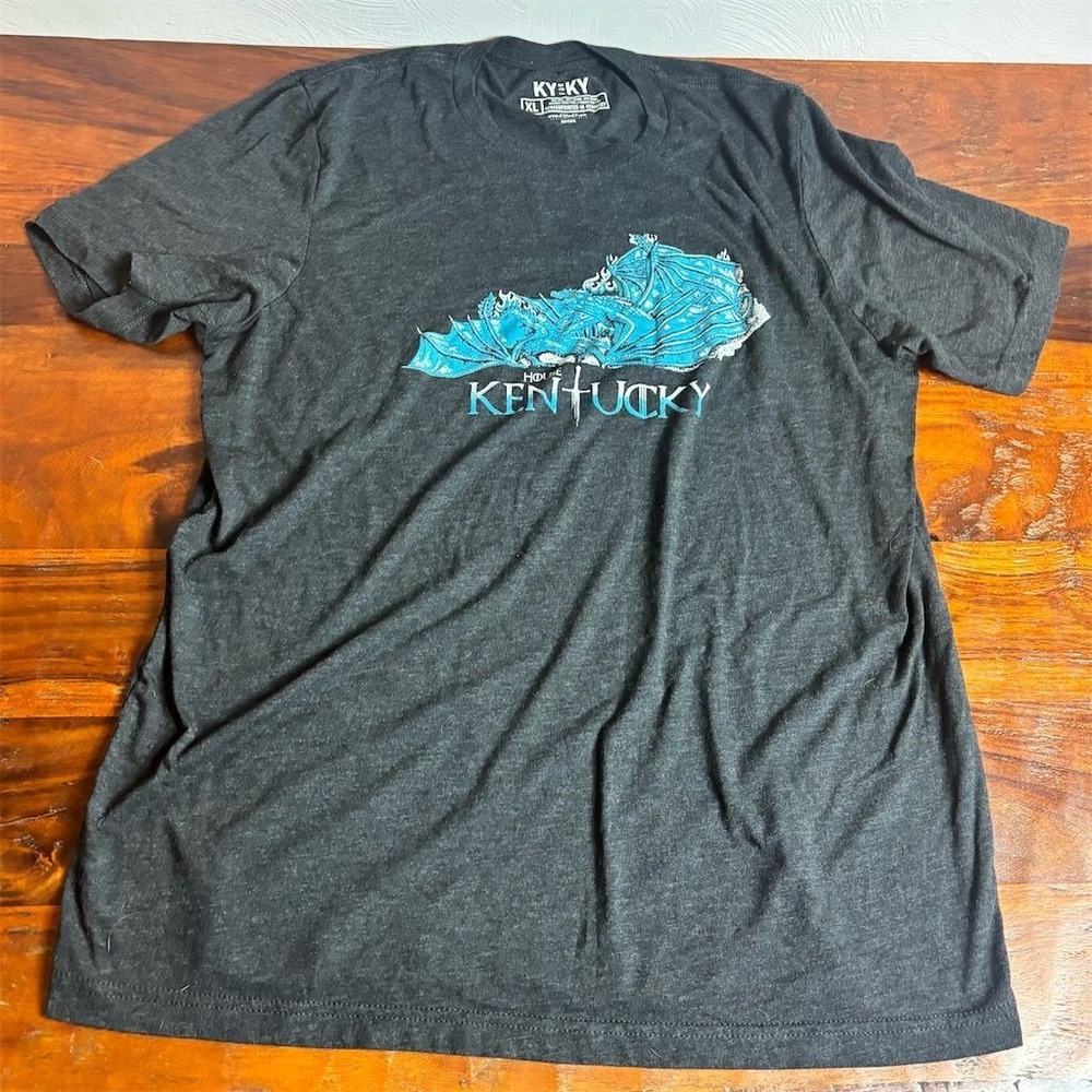 KY for KY Game of Thrones Kentucky Men's XL‎ Gray Graphic T-Shirt